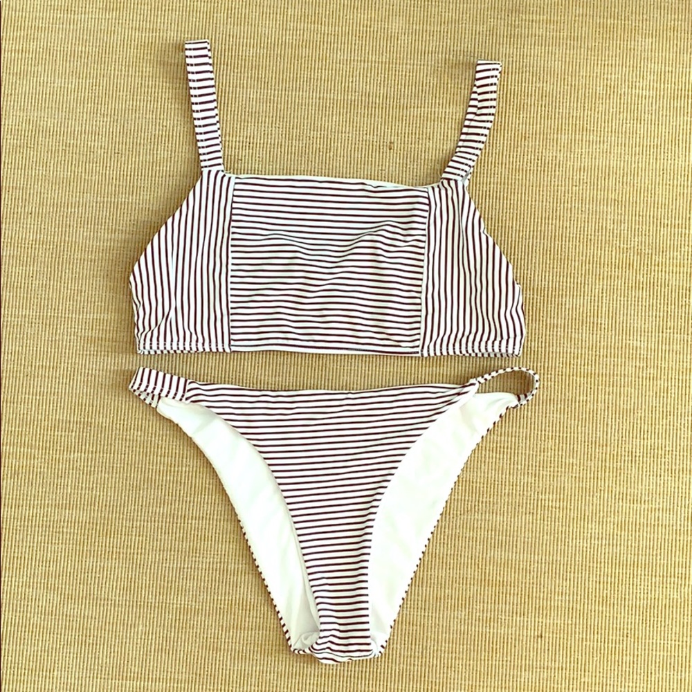 Cupshe striped bikini